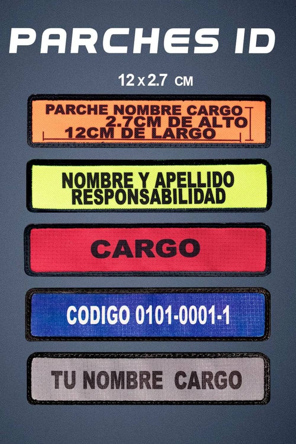 Parche Identificación Nombre Peregrin