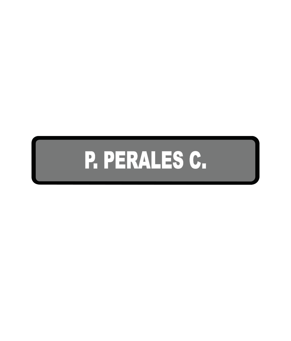 Parche Identificación Nombre Peregrin
