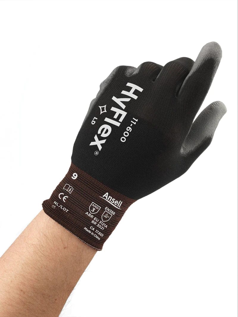 Chaleco Geologo + Guantes Ansell Hyflex 11-600