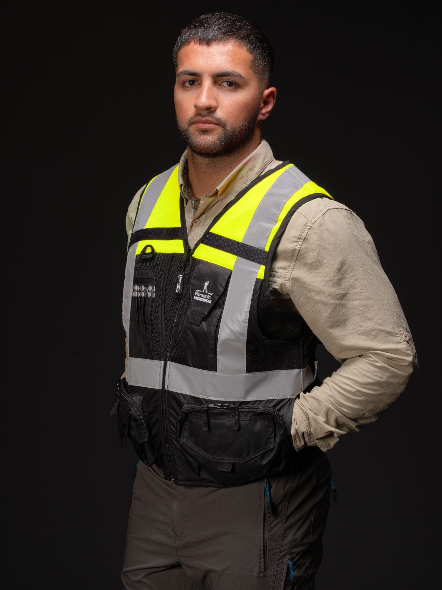 Peregrin Reflective Safety Vest Pilot Orange